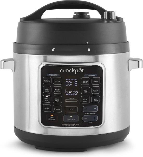 Productafbeelding: CrockPot Express-Pot Pressure, Slow & Multi Cooker Turbo 5,6L NIEUW