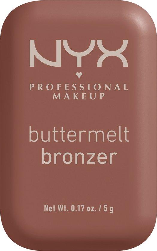 Productafbeelding: NYX Professional Makeup Buttermelt Bronzer Butta Off Butter Poeder Bronzer - Bruin - 5gr