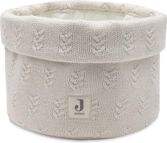 Productafbeelding: Jollein - Commodemandje - Commode Mandje - Grain Knit - Oatmeal