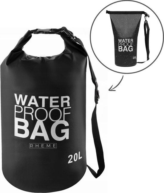 Productafbeelding: Waterdichte Tas - Waterproof Drybag - Opberg Zak - 20 L - Outdoor Tas - Zwart - Rheme