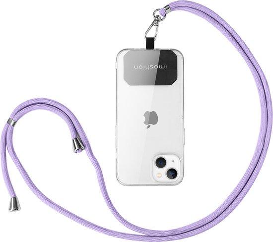 Productafbeelding: imoshion Universeel telefoonkoord - Telefoon Ketting - GSM Koord geschikt voor iPhone en Samsung - Paars