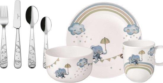 Productafbeelding: Villeroy & Boch 7-delige Kinderservies en Bestekset Walk like a Elephant