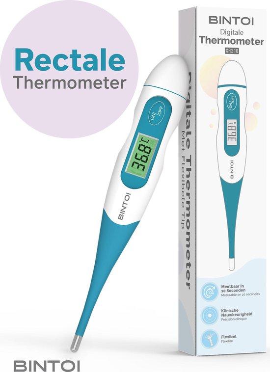 Productafbeelding: Bintoi XR210 - Thermometer - Koortsthermometer voor Volwassenen en Baby - Digitale Thermometer - Rectaal, Oraal & Oksel - Flexibele Tip - Snel & Nauwkeurige Meting