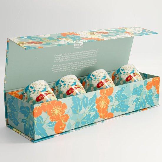 Productafbeelding: Tokyo Design Studio - Kawaii - Goudvis - Theekopje - 4 stuks - 7x8cm - 170ML
