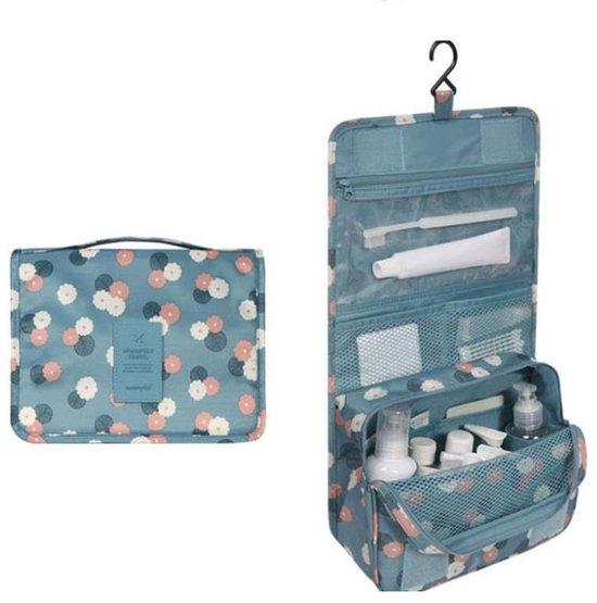 Productafbeelding: Toilettas Met Haak - Travel Bag - Organizer Voor Toiletartikelen - Reisartikelen - Travel Bag - Ophangbare Toilettas - Reis Toilet Tas Bag - voor Kamperen Vakantie & Reizen