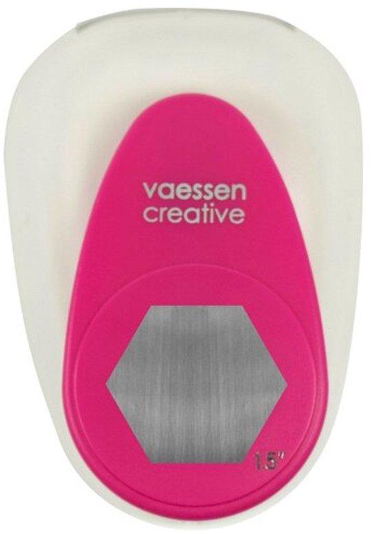 Productafbeelding: Pons - Hexagon Pons - Maxi Formaat - Papierpons - Knutselpons - Stanspons - Hobbypons - Kaartenpons - Handpons - DIY Scrapbooking Pons - 3,75cm - Voor Creatieve Decoratie -