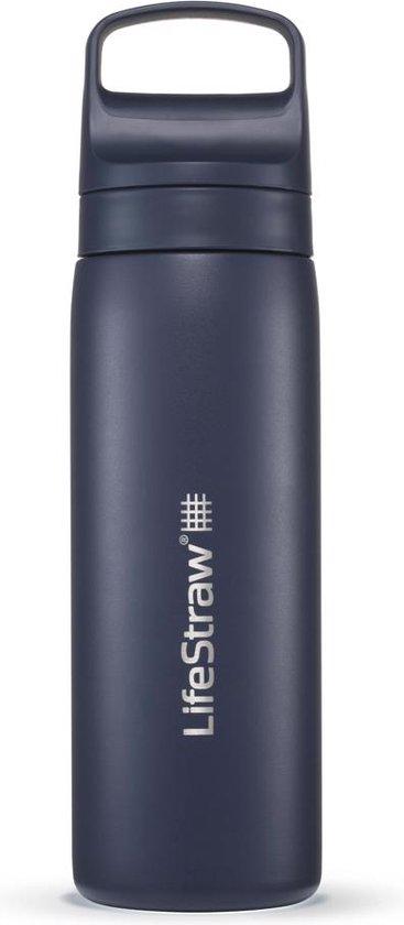 Productafbeelding: Lifestraw Go 2.0 Stainless Steel Water Filter - 500 ML - Aegean Sea