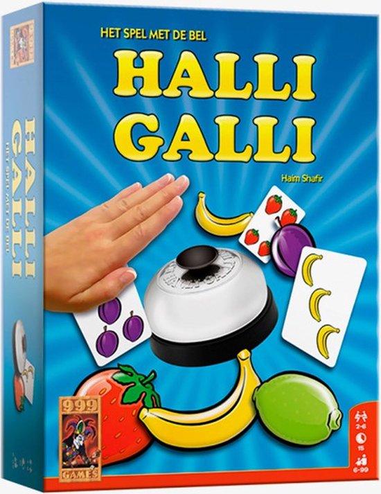 Productafbeelding: 999 Games - Halli Galli - Actiespel - Het spel met de bel - Kinderspel - Gezelschapsspel - Familiespel - Reactiespel - Klein cadeautje