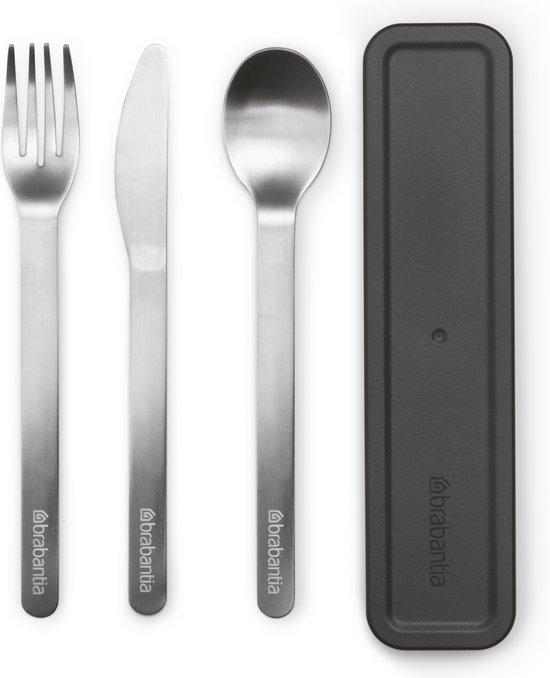 Productafbeelding: Brabantia Make & Take Bestekset - 3-delig - Dark Grey