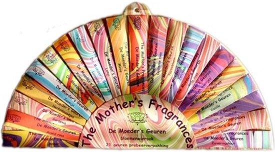 Productafbeelding: De Moeders Geuren Wierook Probeerwaaier 21x4=84st. Bloemen, Mira / Moeders Geuren - India