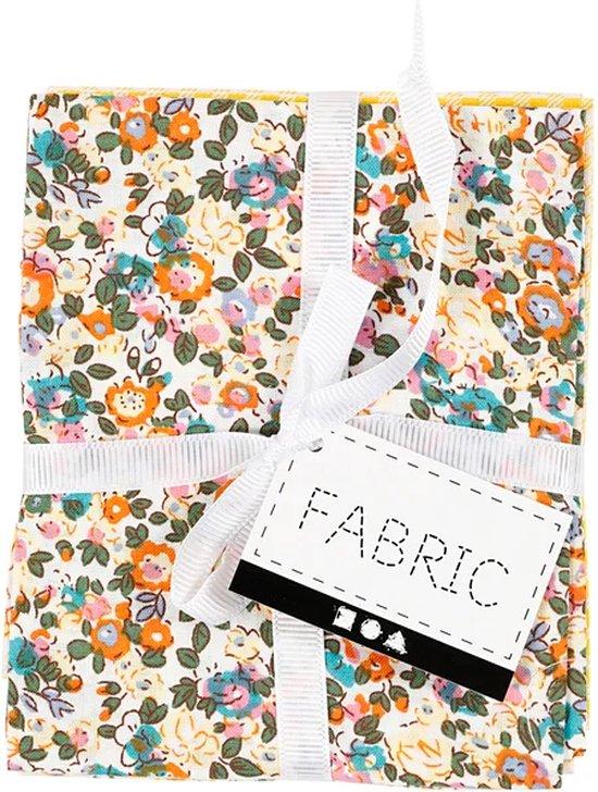 Productafbeelding: CC Patchwork Stof 45x55 cm Geel 4 stuks