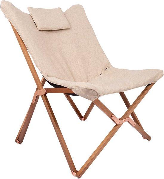 Productafbeelding: Bo-Camp - Urban Outdoor - Relaxstoel - Bloomsbury - L - Oxford polyester - Beige