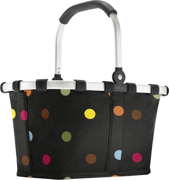 Productafbeelding: Reisenthel Carrybag Boodschappenmand Maat XS - 5L - Dots Zwart