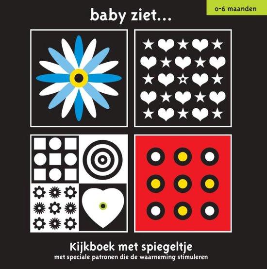 Productafbeelding: Baby ziet... - kijkboek met spiegeltje 0-6 maanden
