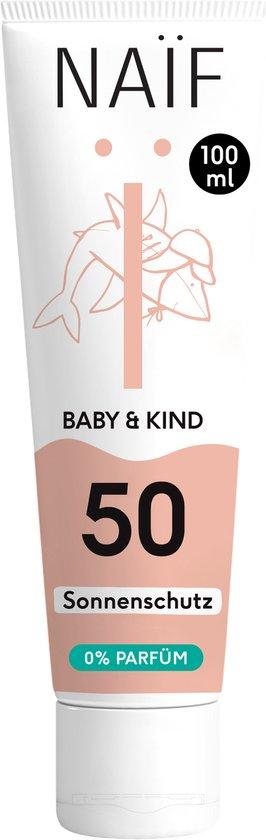Productafbeelding: Naïf - Minerale Zonnebrand crème - Baby's & Kinderen - SPF50 - 100ml