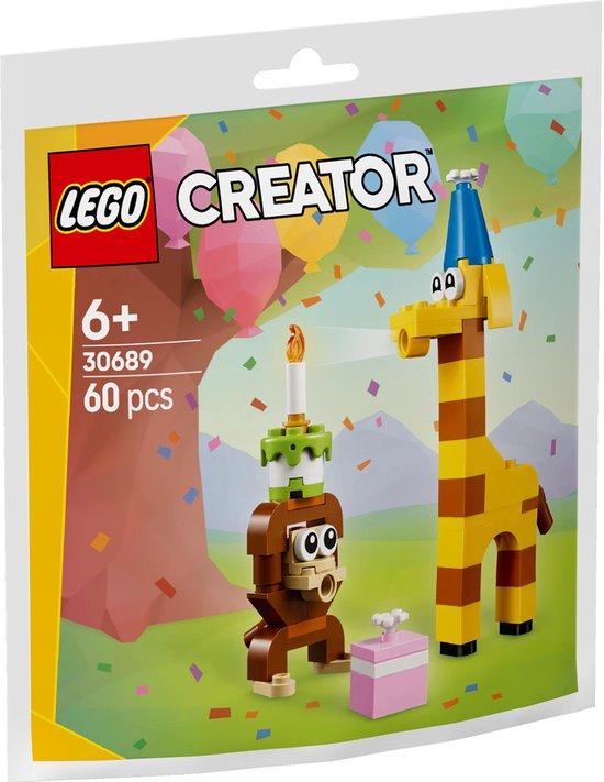 Productafbeelding: LEGO Creator 30689 - Verjaardagsfeestdieren (polybag)