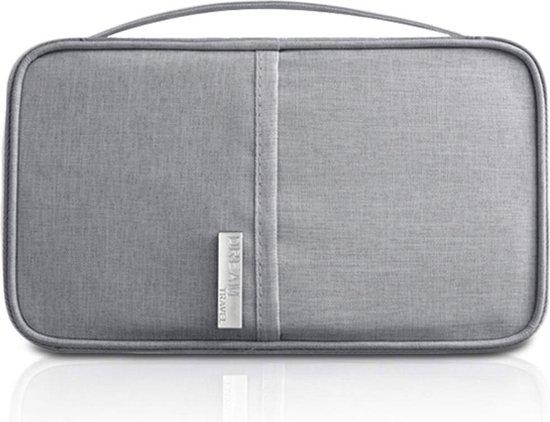 Productafbeelding: YONO Reisportemonnee - Paspoort Tasje - Travel Wallet - Mapje - Etui - Hoesje - Grijs