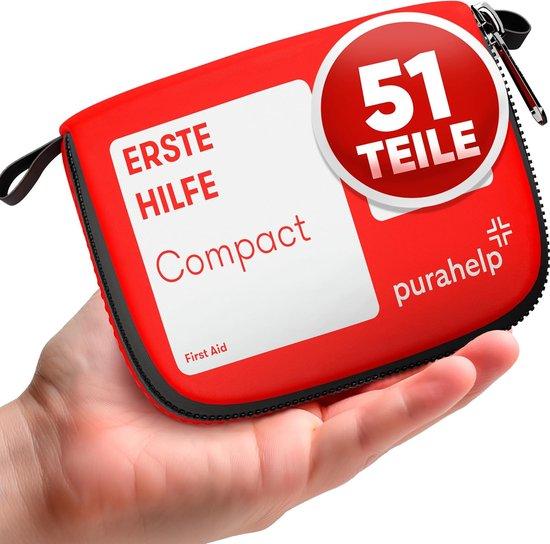 Productafbeelding: Mini Eerste Hulp Set - Compact & Licht - 51 Onderdelen voor Reizen, Outdoor, Kamperen, Fiets - Reisapotheek Eerste Hulp Set Outdoor Eerste Hulp Set Kinderen Eerste Hulp Set Fiets