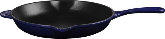 Productafbeelding: Le Creuset - Gietijzeren - Ronde Skillet 26cm - Indigo