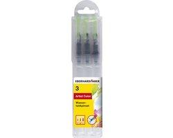 Productafbeelding: Eberhard Faber waterpenseel - 3 stuks - S, M, L - in plastic etui - EF-579925