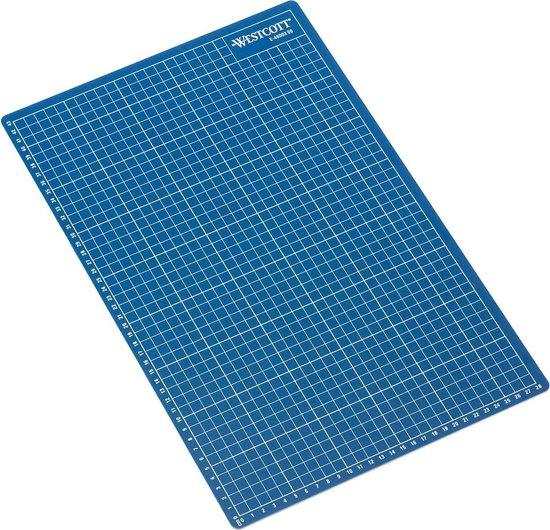 Productafbeelding: Westcott snijmat A3 - 450x300mm - 5-laags - zelfherstellend - blauw - AC-E46003