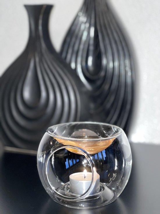 Productafbeelding: Glazen waxbrander / oliebrander / geurbrander