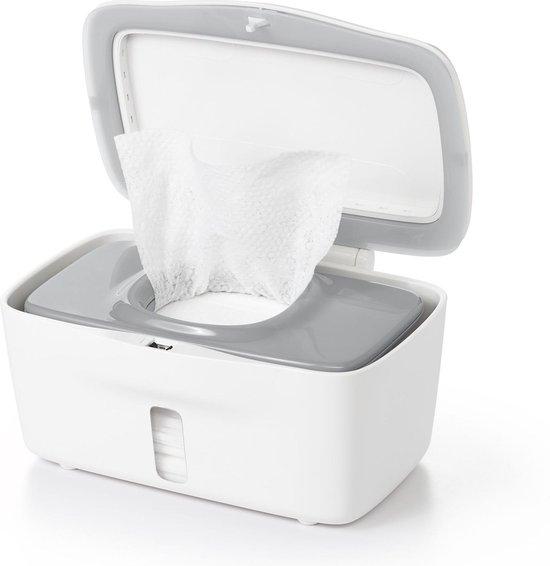 Productafbeelding: OXO tot Doekjesverdeler - Billendoekjesdoos- Billendoekjes houder - Billendoekjesbox - Wipe box- Vochtige doekjes houder- Wit-Grey