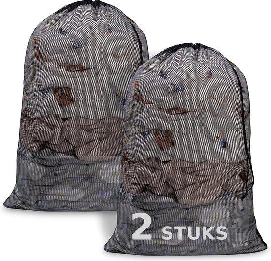 Productafbeelding: BOTC waszak - 60*90cm Waszak Groot - Set van 2 - Waszak Wasmachine - Laundry bag - Waszakken - Zwart