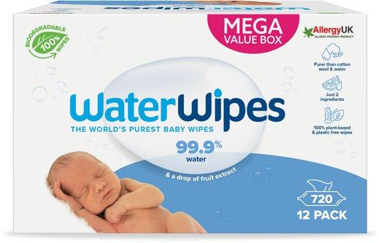 Productafbeelding: WaterWipes Billendoekjes Bio - 12 x 60 stuks - 720 doekjes