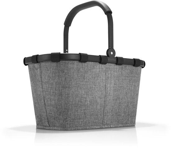Productafbeelding: Reisenthel Carrybag Boodschappenmand - Polyester - 22L - Twist Silver Grijs
