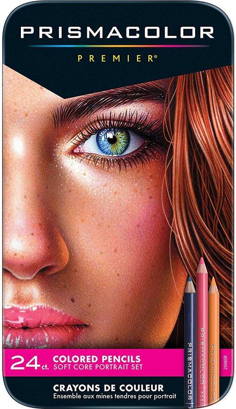 Productafbeelding: Prismacolor Premier 24 Soft Core Portrait Set Colored Pencils - Kleurpotloden