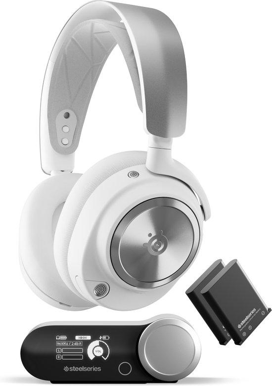 Productafbeelding: SteelSeries Arctis Nova Pro Wireless White - Draadloze Gaming Headset - Wit - PC, PS5/PS4 & Switch