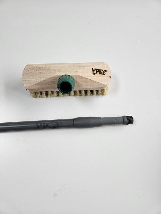 Productafbeelding: Schrobber / Luiwagen met telescoopsteel Anker / Tampico / 100% FSC Hout / Groen / Steel Telescoop