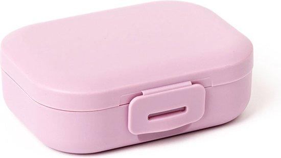 Productafbeelding: Amuse Snackdoosje - Snackbox Klein - Vershoudbakjes met Clipsluiting - 300 ml - Roze