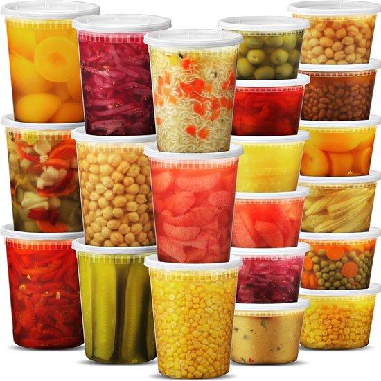 Productafbeelding: JL Cuisine - Broodtrommel - 54 deksels - 48 sets - 25-945ml & 25-473ml - BPA-vrij