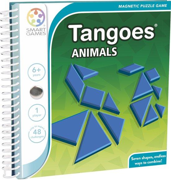Productafbeelding: SmartGames - Tangoes Animals - magnetisch puzzelspel - 48 opdrachten - tangram