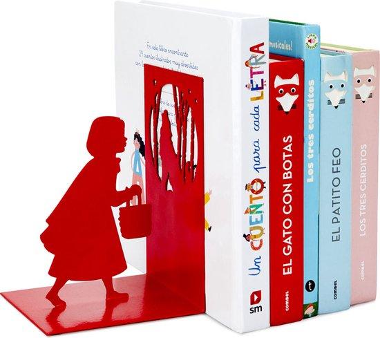 Productafbeelding: Balvi Boekensteun Roodkapje Rood Metaal