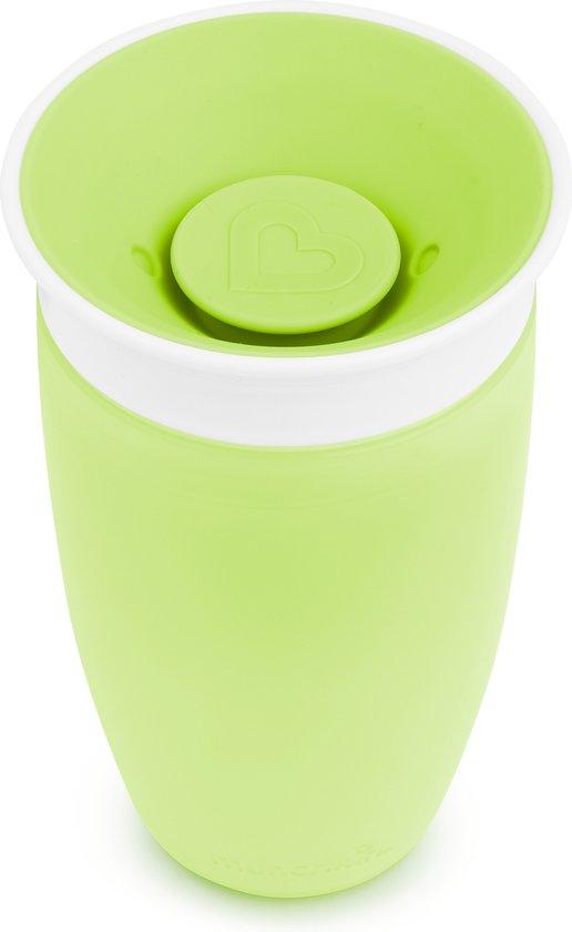 Productafbeelding: Munchkin Miracle Anti-Lek 360° Drinkbeker - Sippy Cup - Oefenbeker voor Baby en Kind - 296ml - Groen