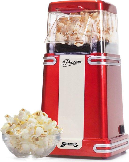 Productafbeelding: Gadgy Popcorn Machine Retro - Hete Lucht Popcorn Maker- 26,5 x 14 CM - Funcooking voor Party & Kids