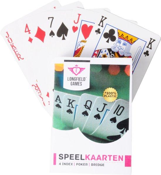 Productafbeelding: Speelkaarten Longfield geplastificeerd