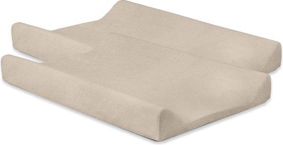 Productafbeelding: Jollein Baby Aankleedkussenhoes Badstof - 50x70cm - Nougat - 2 Stuks