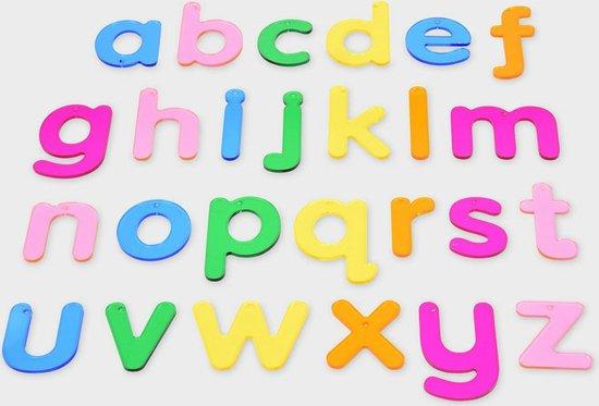 Productafbeelding: TickiT - Transparante gekleurde letters (26 stuks)