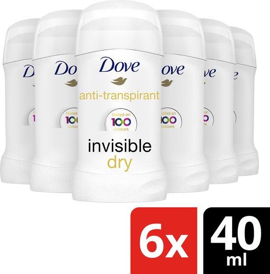 Productafbeelding: Dove Invisible Dry Deodorant Deodorant Rollers - 6 x 40 ml - Voordeelverpakking