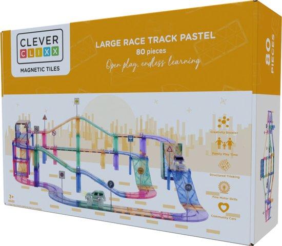 Productafbeelding: Cleverclixx Race Track Pastel 80 stuks