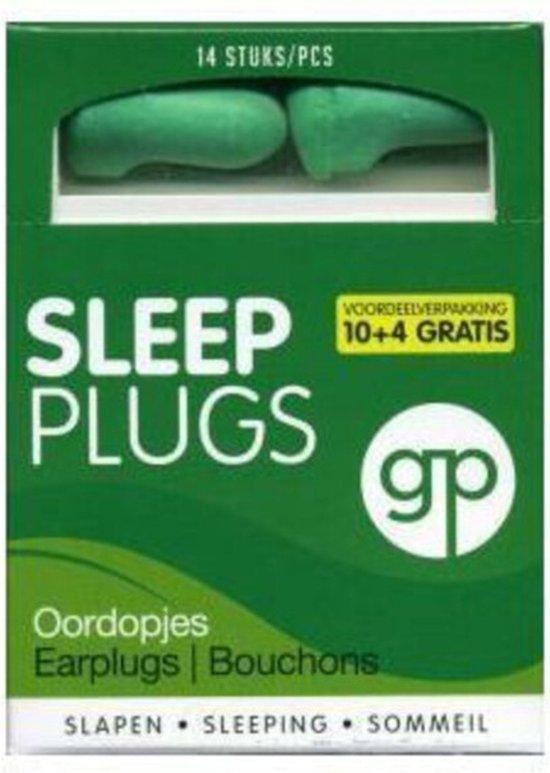 Productafbeelding: Get Plugged Sleep Plugs Oordoppen - 34dB - Groen - 7 paar