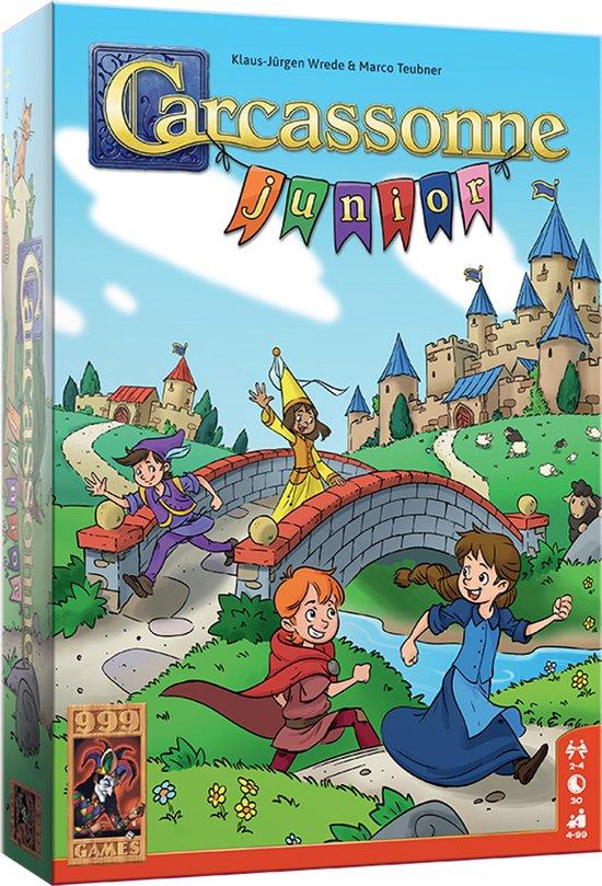 Productafbeelding: 999 Games - Carcassonne - Junior - Bordspel - Vanaf 4 jaar - Kinderspel - Gezelschapsspel - Educatief spel