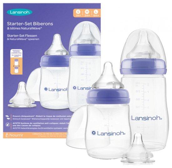 Productafbeelding: Lansinoh NaturalWave Spenen en Babyflesjes Starterset