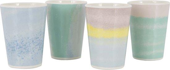 Productafbeelding: Bo-Camp - Pastel - Beker - Barfleur - Melamine - 4 Stuks