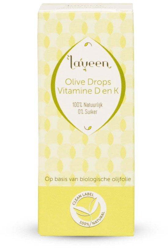 Productafbeelding: Laveen Olive Drops Zuigeling 10 ml | vitamine D en K samen in 1 potje | 100% natuurlijk en suiker/zoetstofvrij
