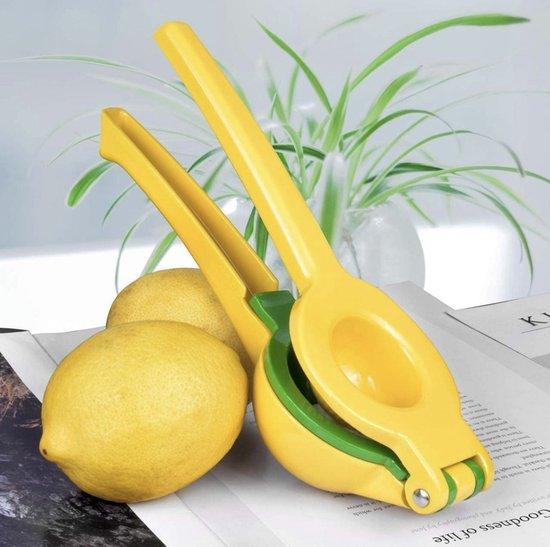 Productafbeelding: Citruspers - Citroenpers - Limoenpers - Sinaasappel juicer - Handmatige Fruitpers - Metaal - 22.5 x 7.4cm